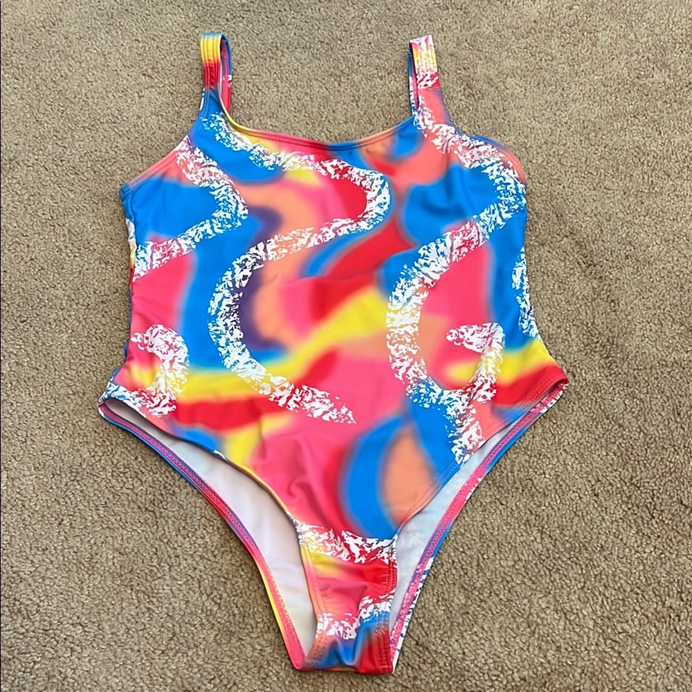 Women’s Neon Swimwear with matching shorts